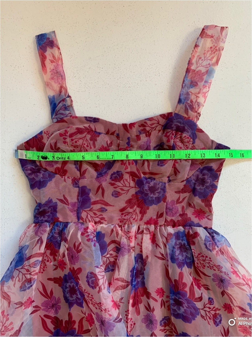 Lulus Delightful Look Magenta Floral Print Bustier Midi Skater Dress NWT Party - Picture 13 of 16